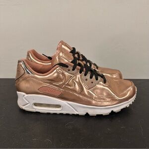 Nike airmax rose gold metallic sz 12.5
